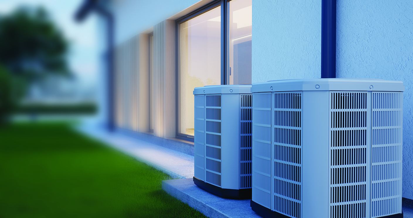 Two outdoor AC units